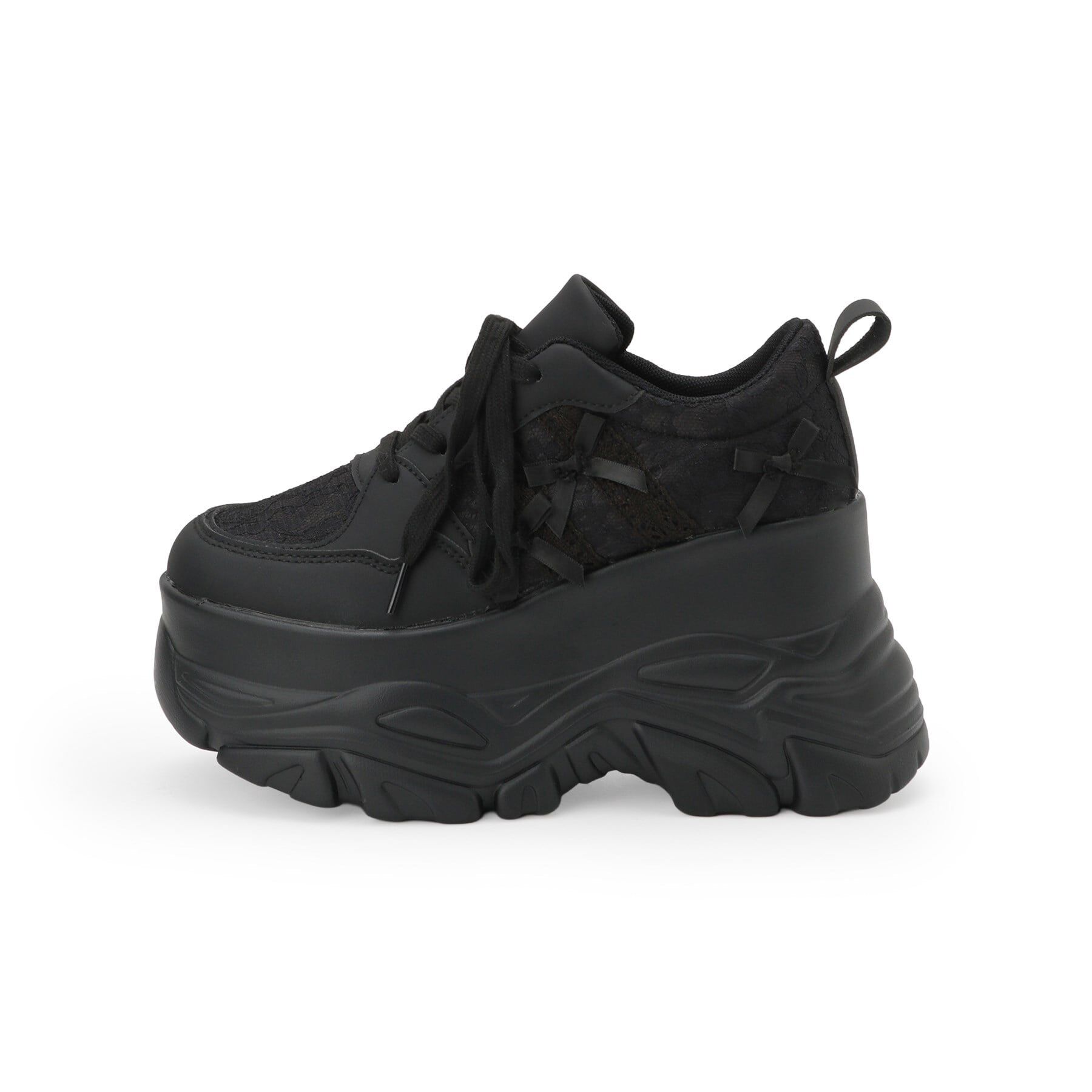 csT&P「リボンレース 厚底スニーカー」|スニーカー|