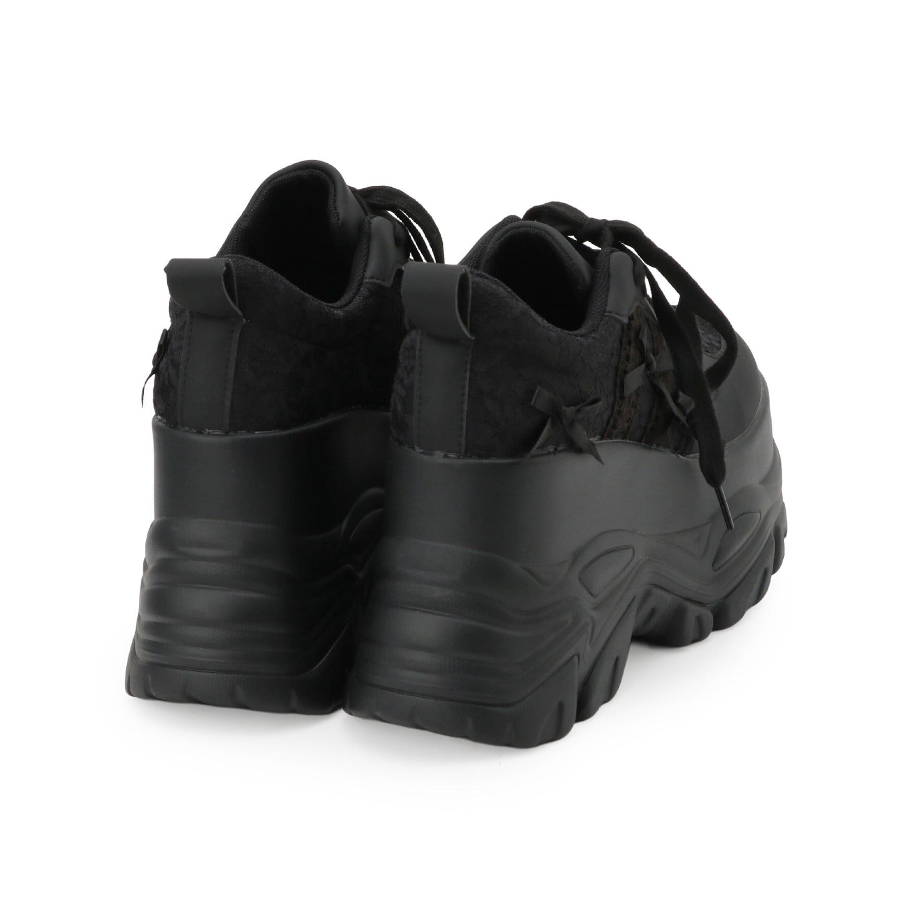 csT&P「リボンレース 厚底スニーカー」|スニーカー|