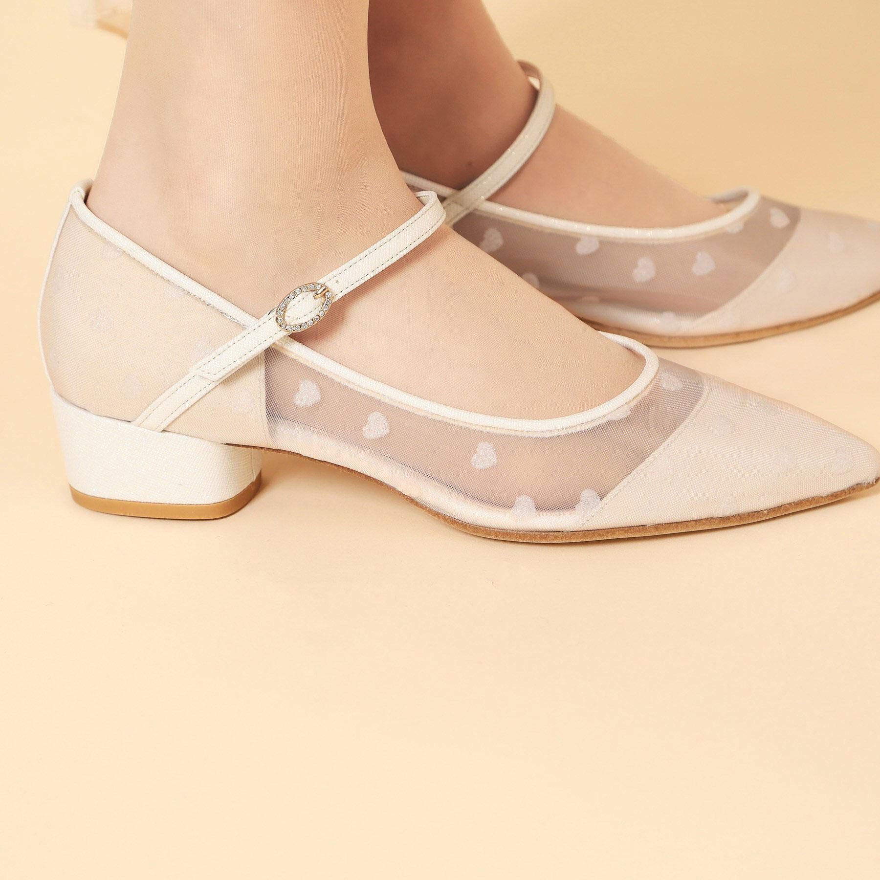 ESPERANZA「甲ストラップシアーパンプス」|パンプス|