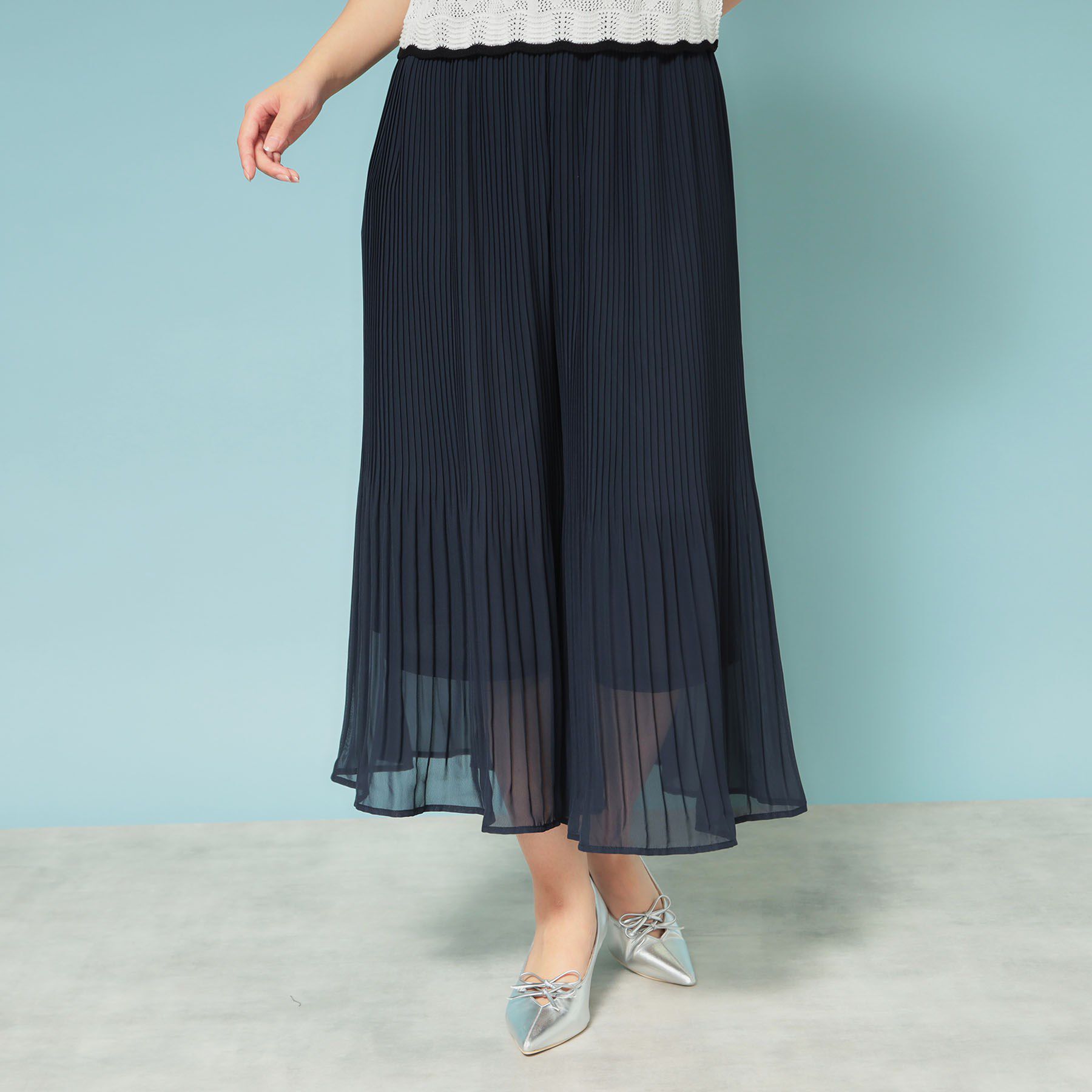 SunaUna「【洗える】リラクシープリーツパンツ」|その他|