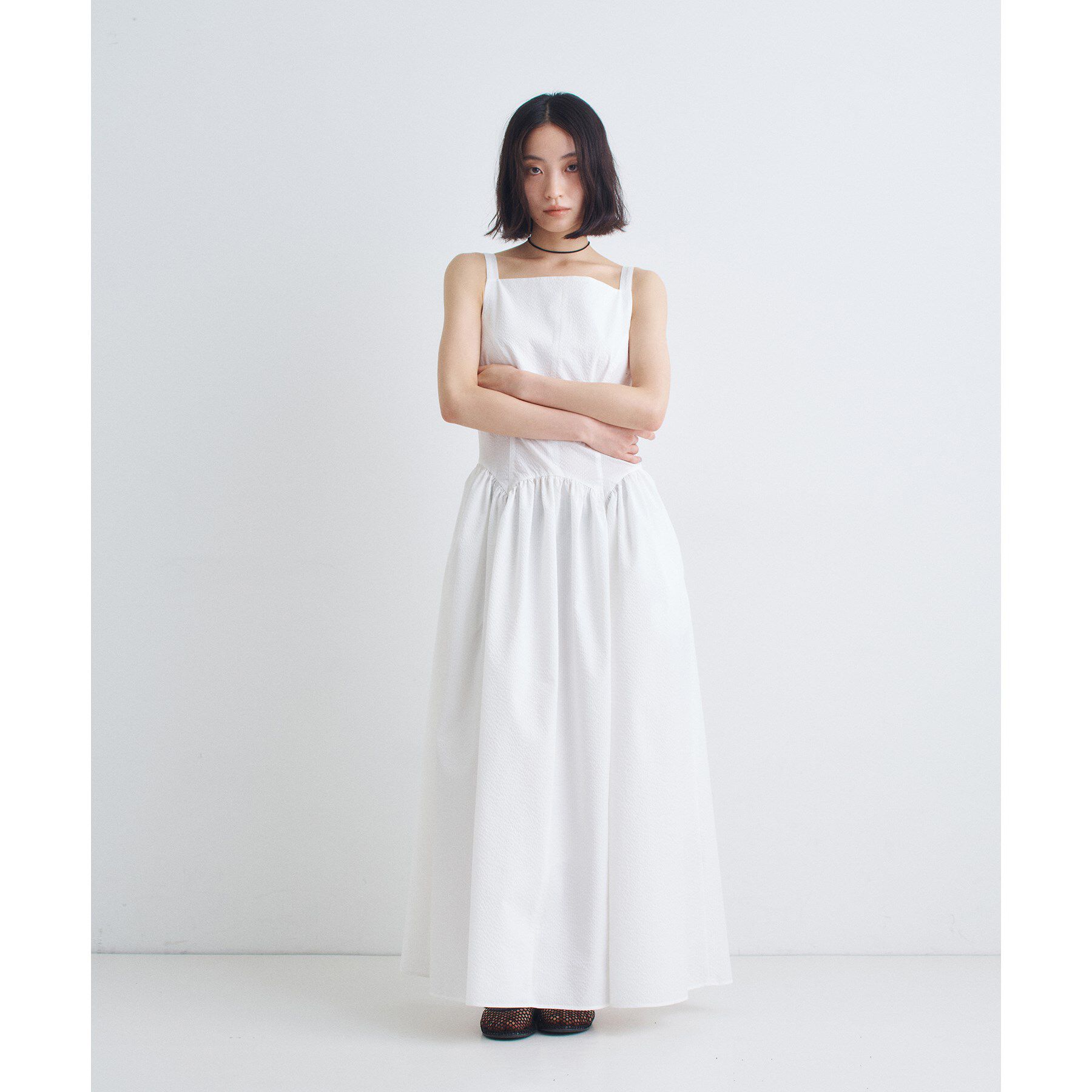 CODE A「gathers drama dress」|ワンピース|