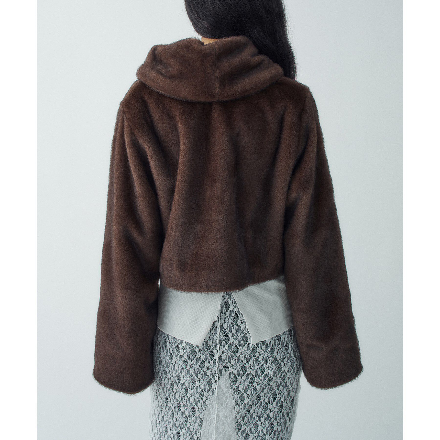 CODE A「faux mink short jacket」|ブルゾン・スタジャン|