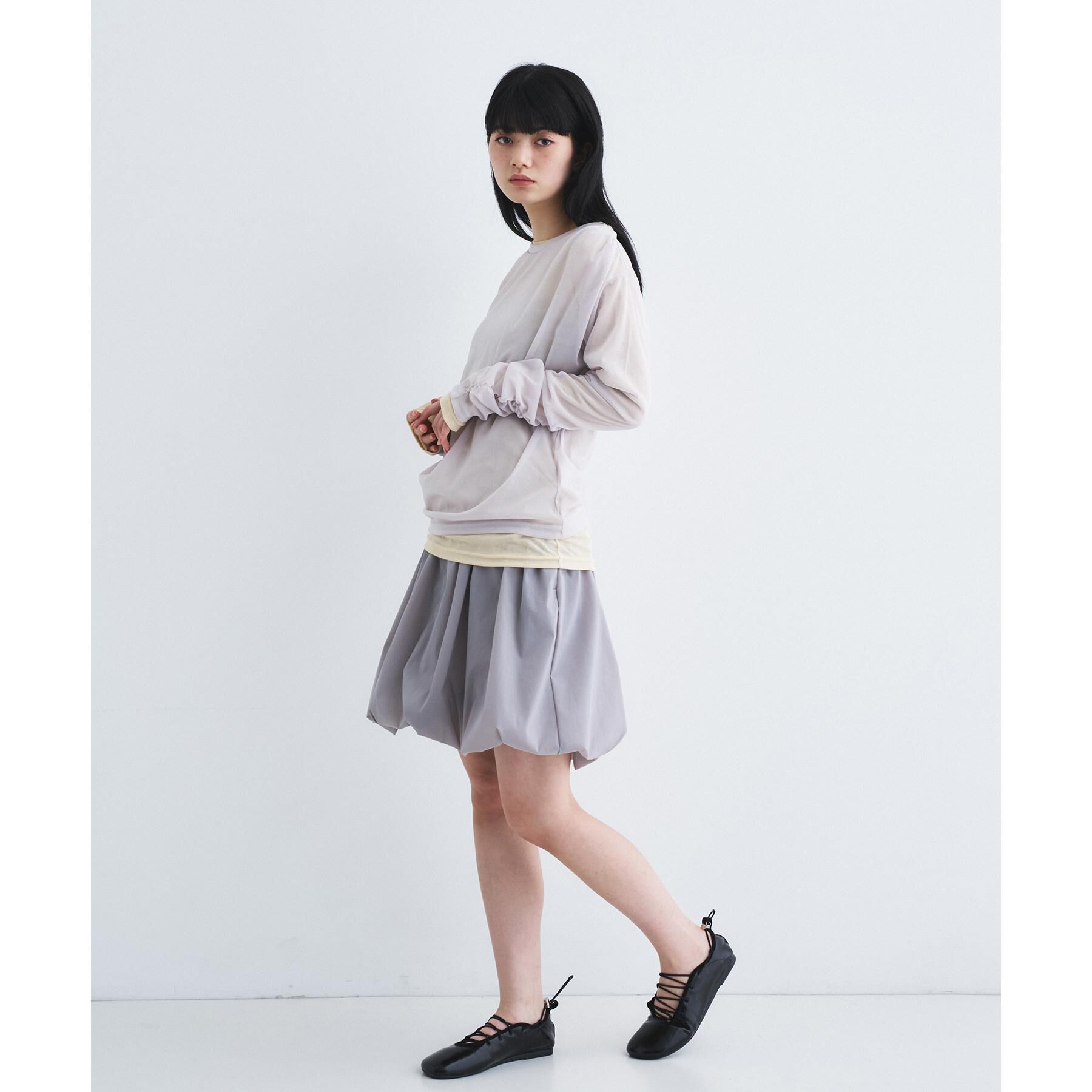 CODE A「balloon easy skirt」|スカート|