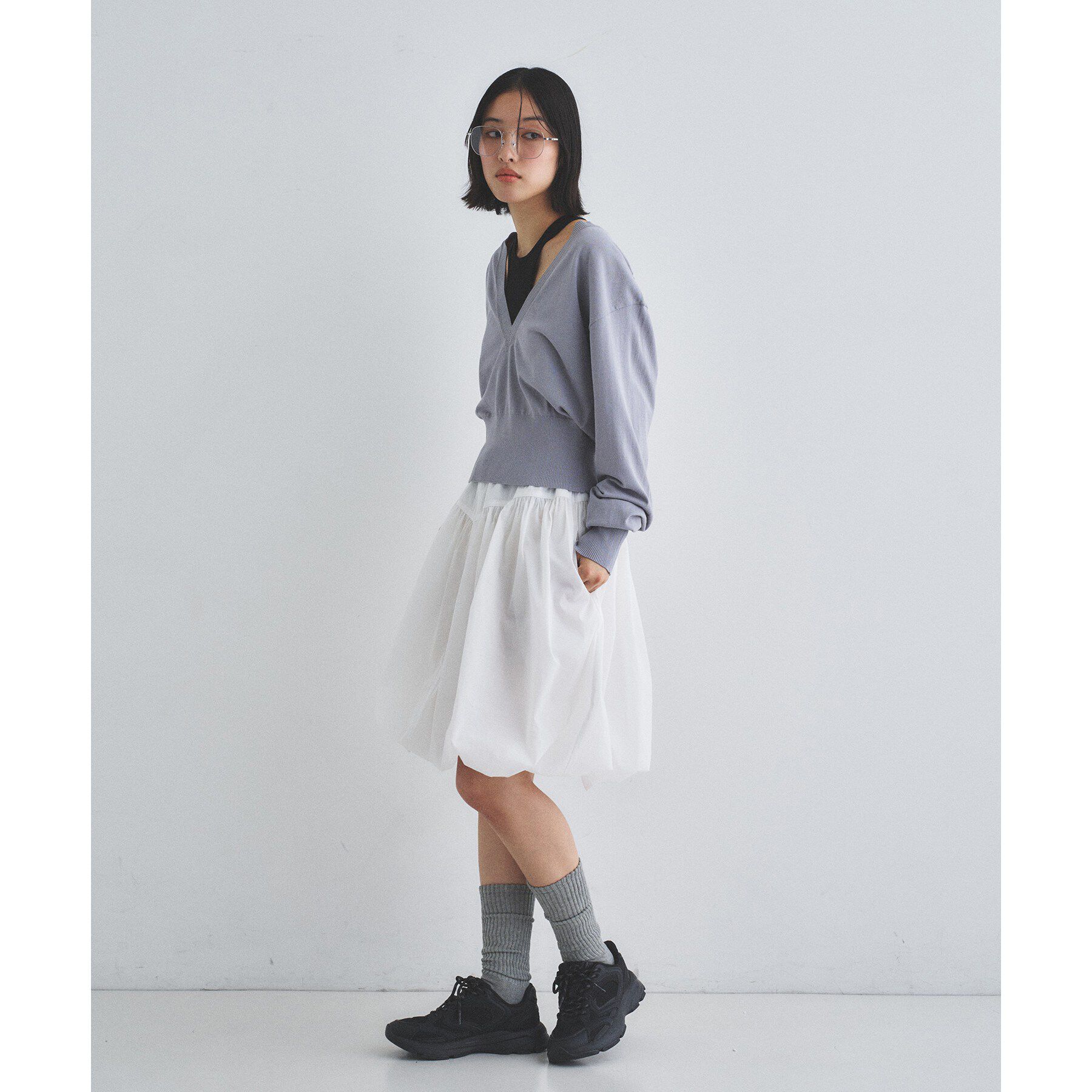 CODE A「balloon easy skirt」|スカート|