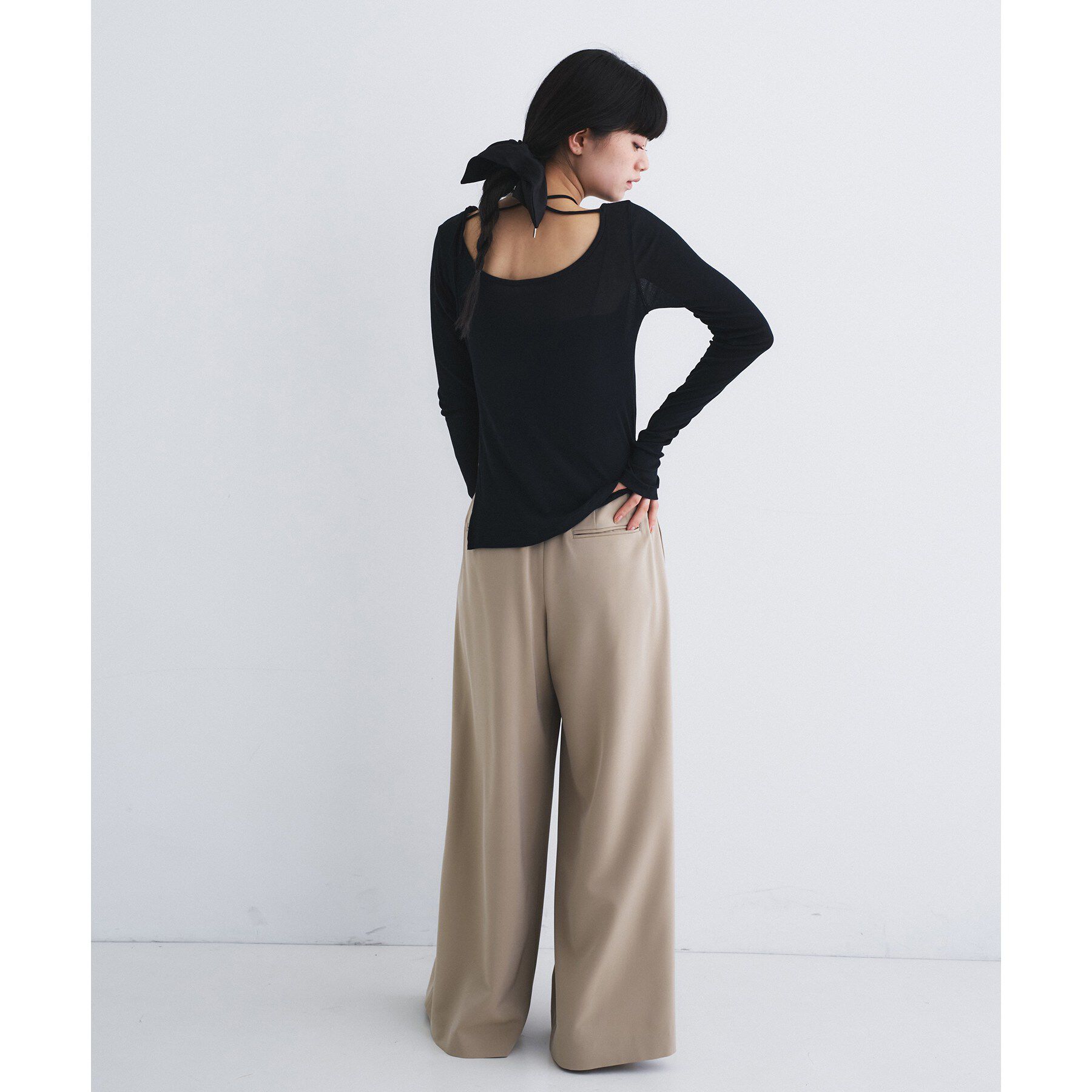 CODE A「jersey ribbon pullover」|Tシャツ・カットソー|