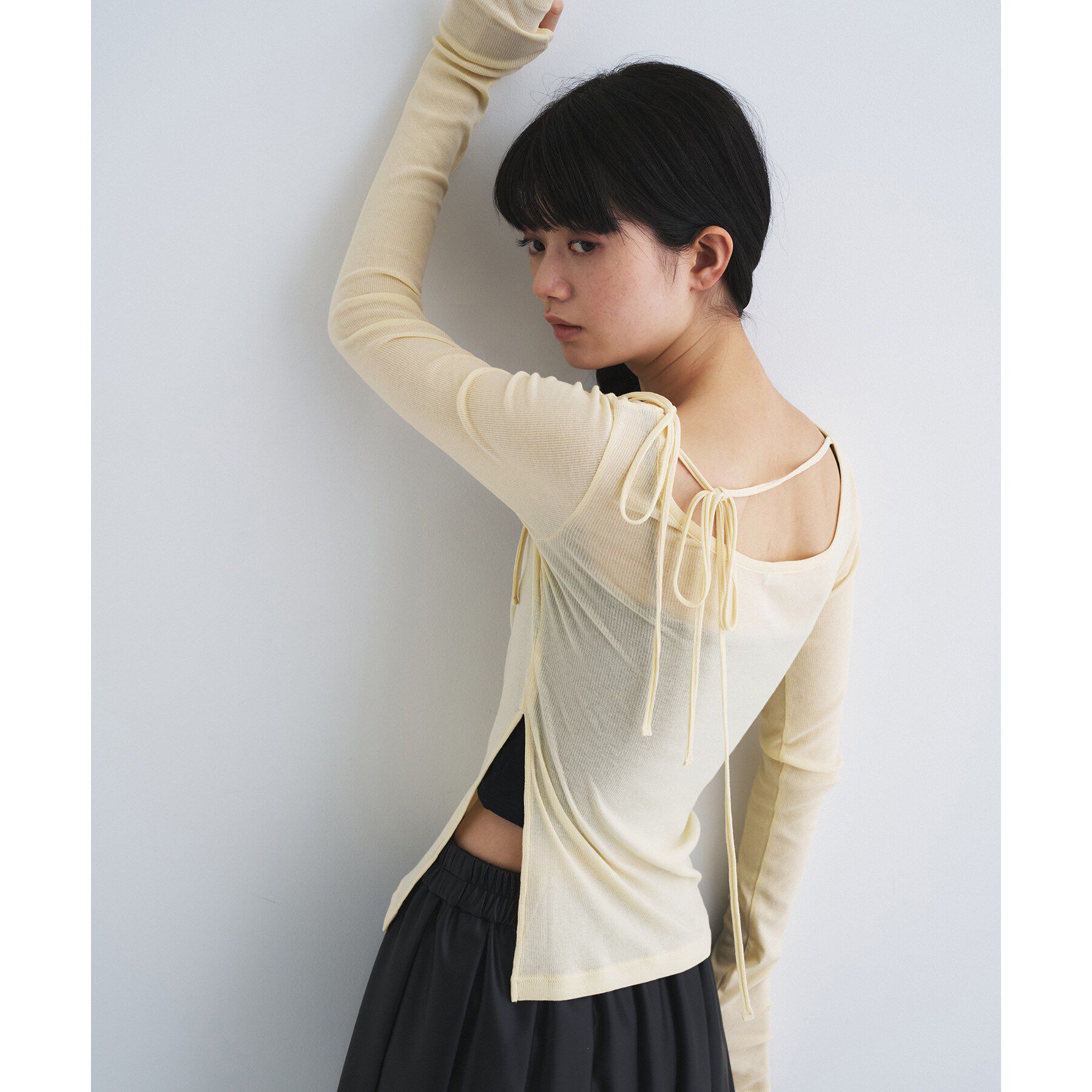 CODE A「jersey ribbon pullover」|Tシャツ・カットソー|