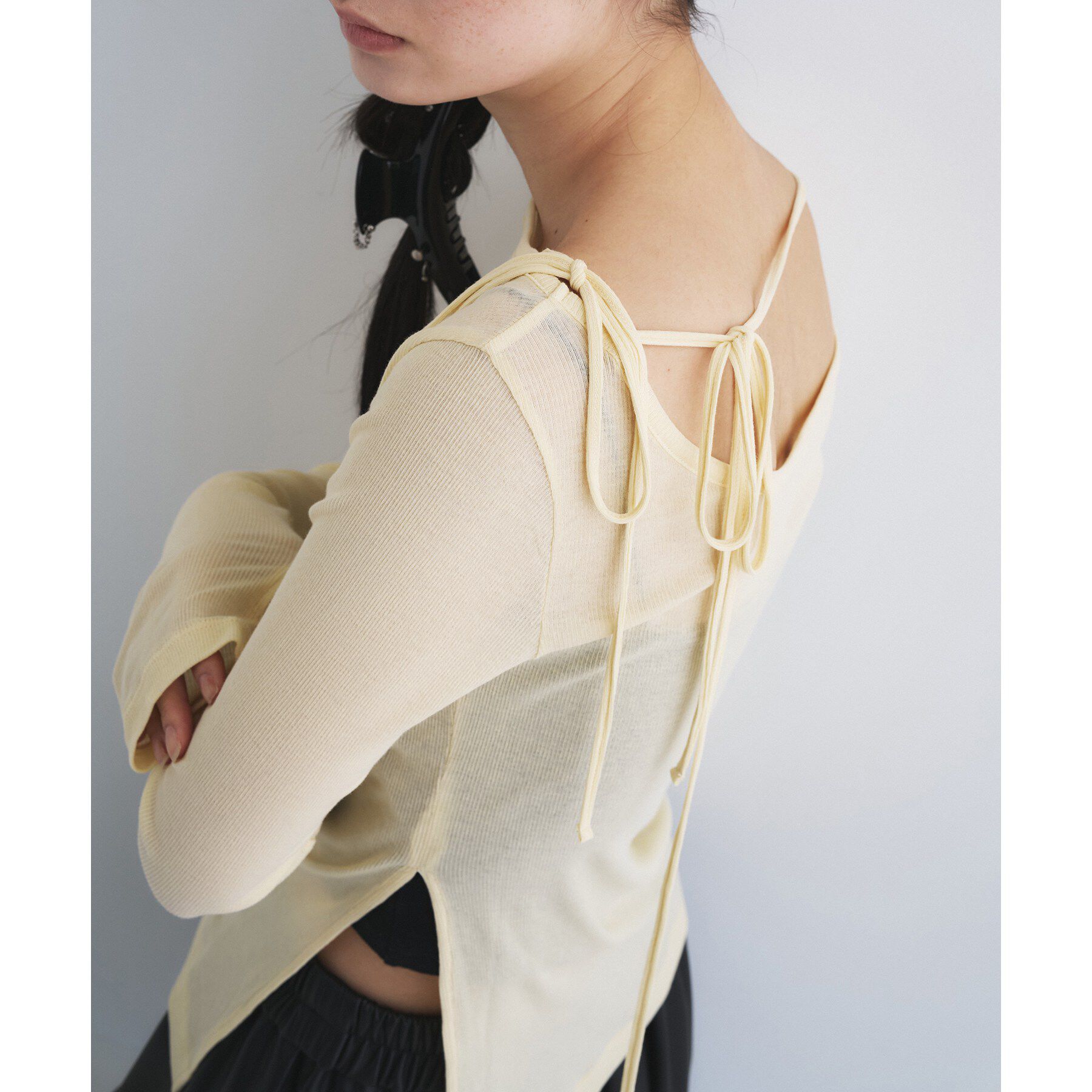 CODE A「jersey ribbon pullover」|Tシャツ・カットソー|