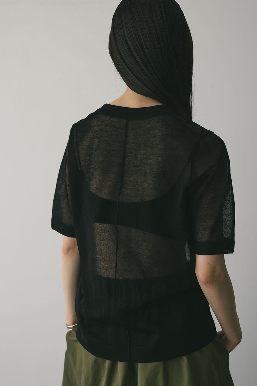 STYLEMIXER「ウォッシャブルリネンニットT」|ニット・セーター|