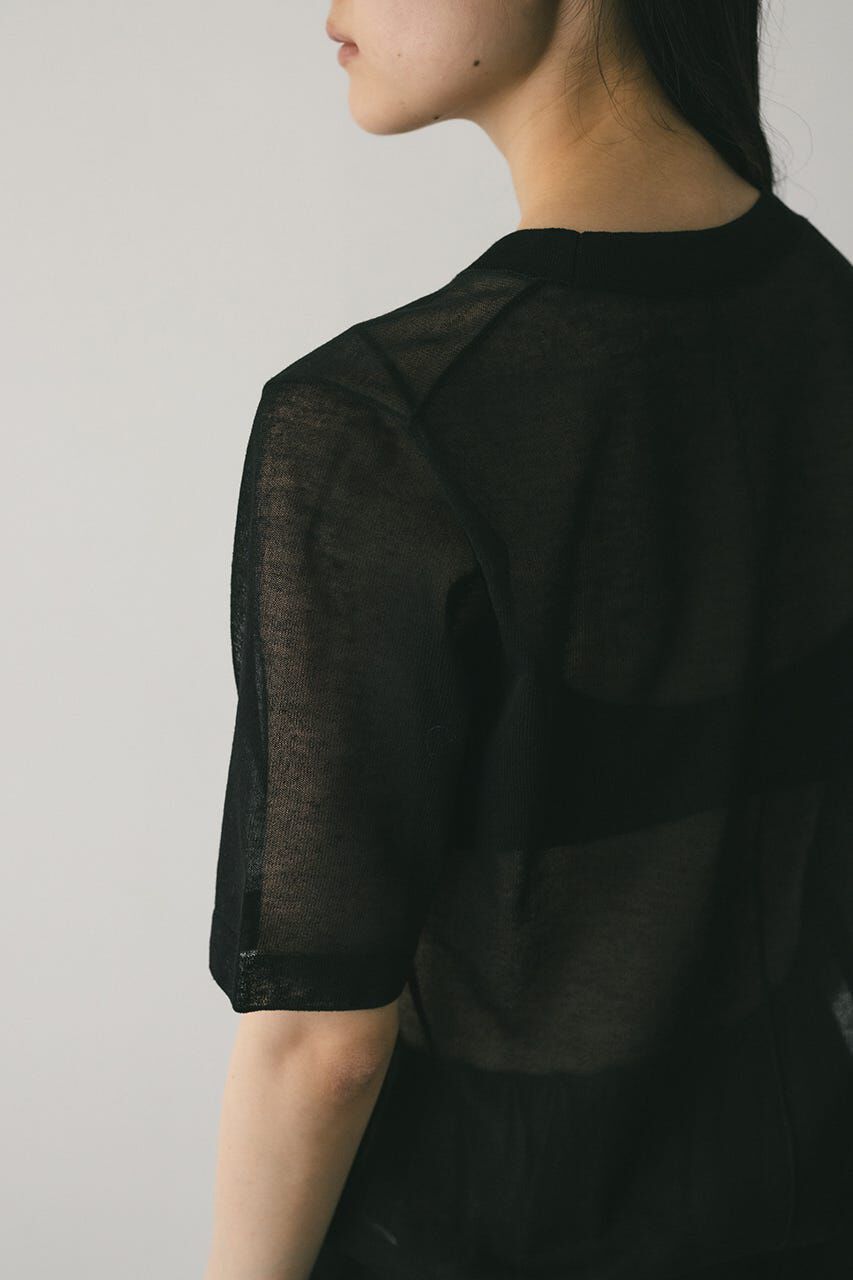 STYLEMIXER「ウォッシャブルリネンニットT」|ニット・セーター|