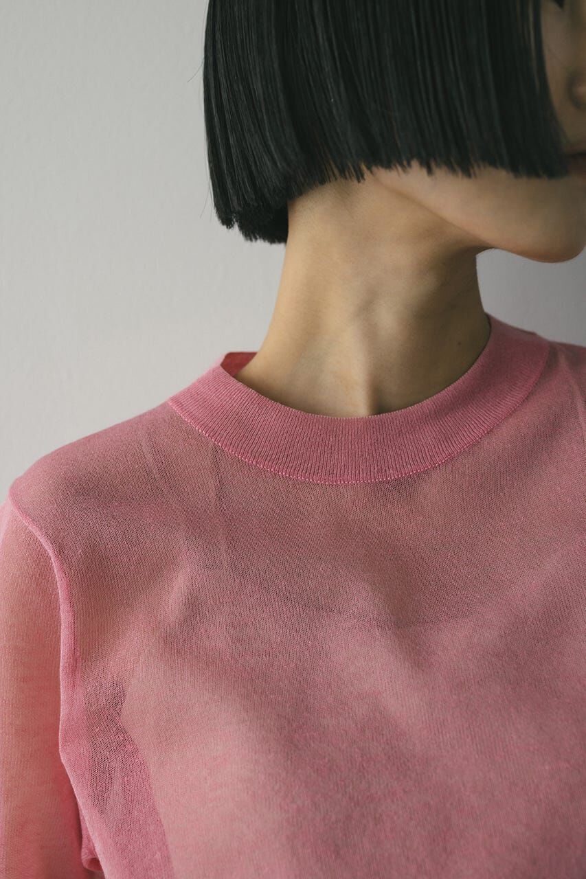 STYLEMIXER「ウォッシャブルリネンニットT」|ニット・セーター|