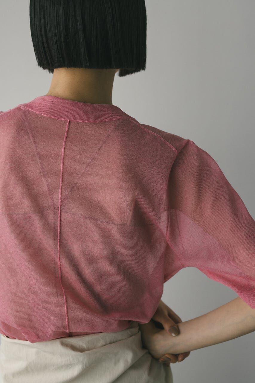 STYLEMIXER「ウォッシャブルリネンニットT」|ニット・セーター|