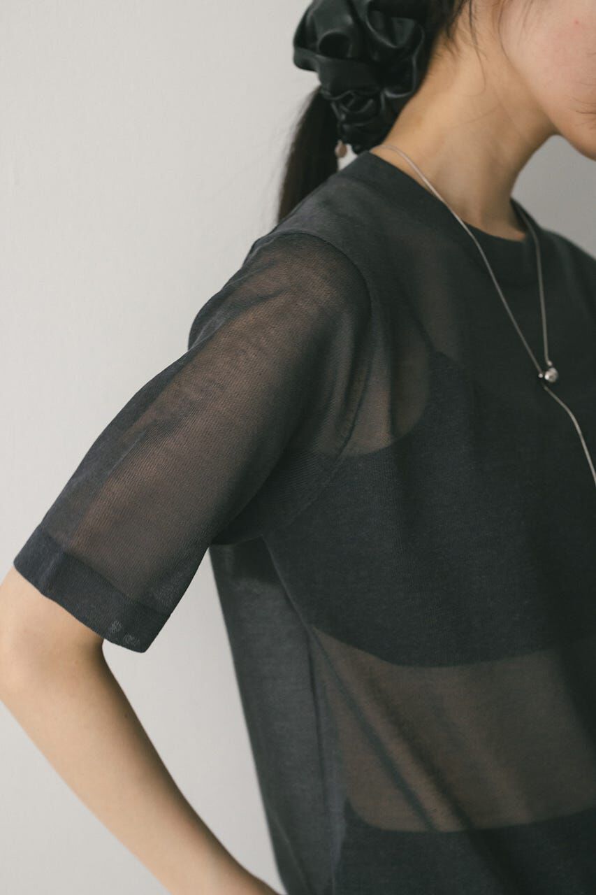 STYLEMIXER「ウォッシャブルリネンニットT」|ニット・セーター|