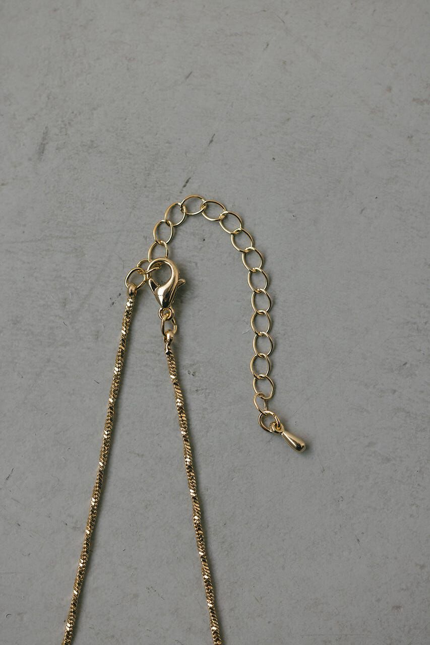 STYLEMIXER「スネイクグリッターネックレス」|ネックレス|