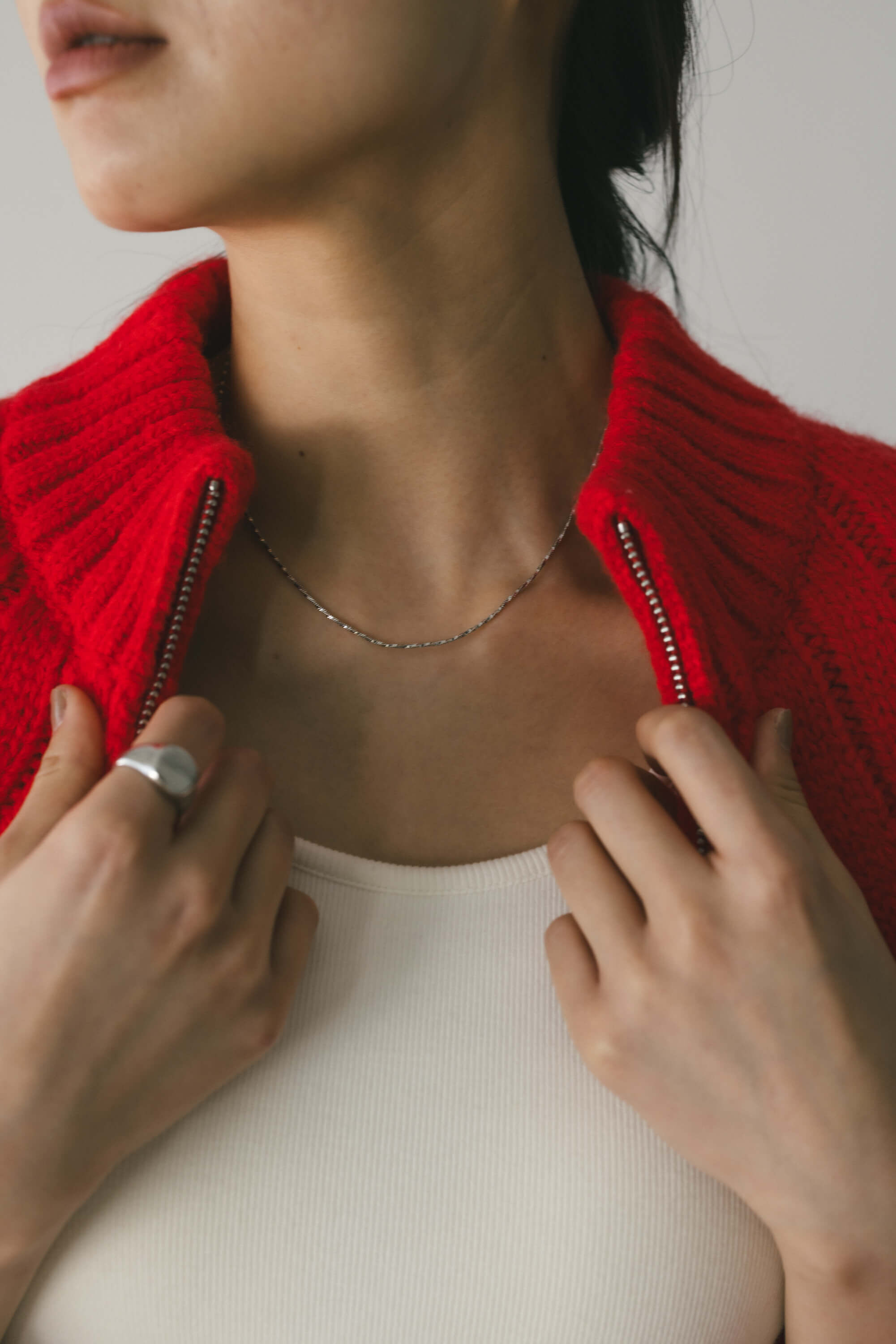 STYLEMIXER「スネイクグリッターネックレス」|ネックレス|