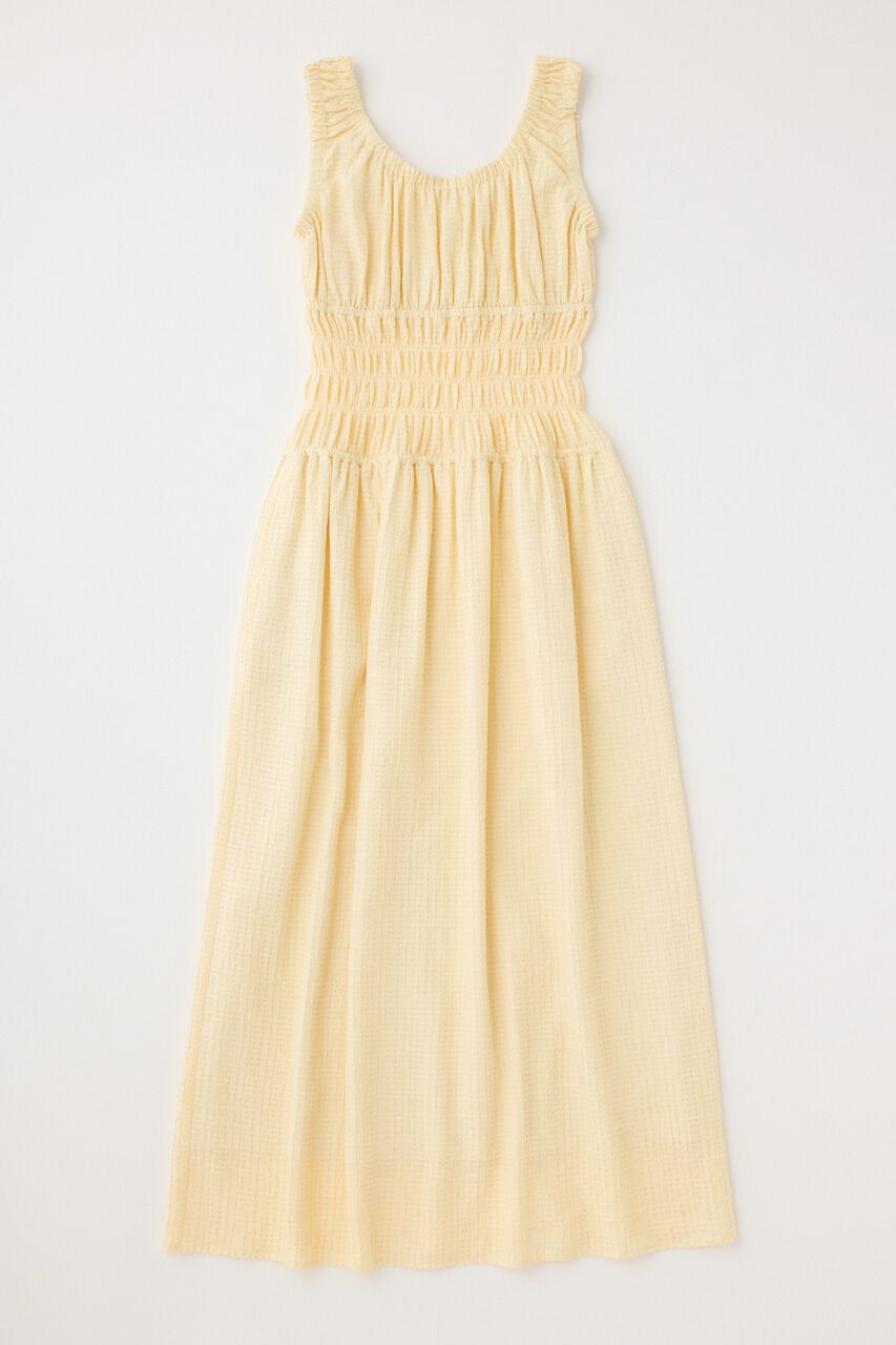 MOUSSY「SUCKER CHECK GATHER ドレス」|ワンピース|