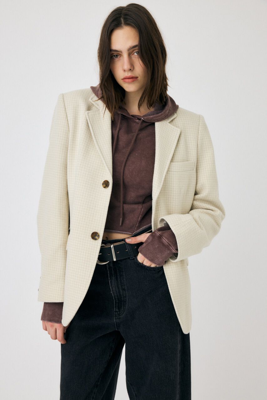 MOUSSY「BACK TUCK ジャケット」|その他|柄BEG5