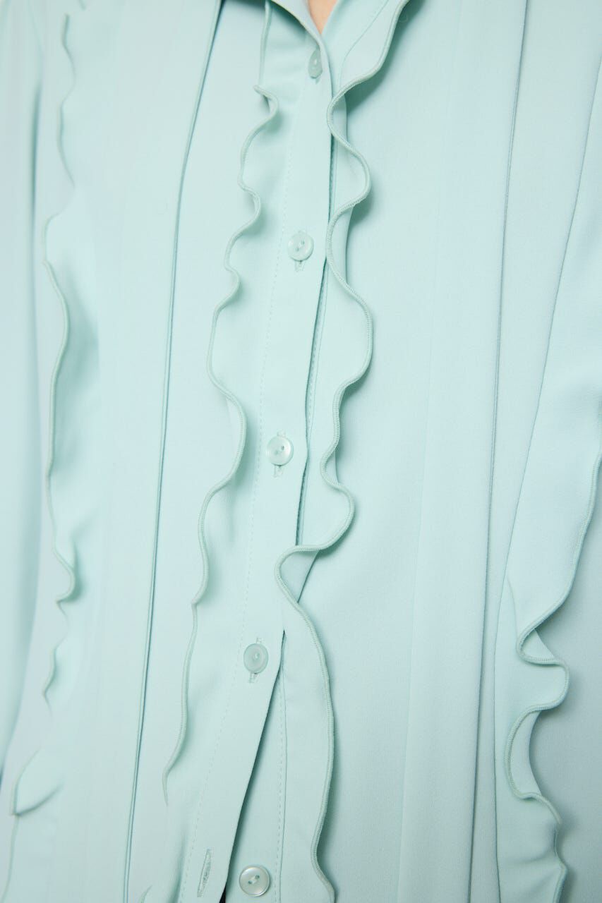 MOUSSY「GEORGETTE RUFFLES ブラウス」|シャツ・ブラウス|