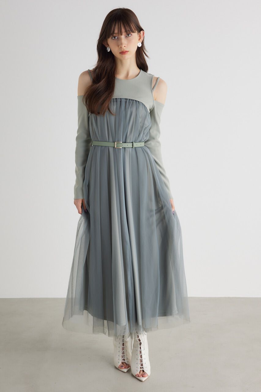 rienda「チュールコンビフレア OP」|ワンピース|