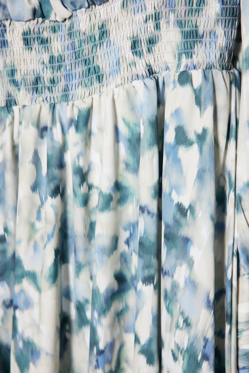 rienda「ウエストシャーリングシャツディテールワンピース」|ワンピース|