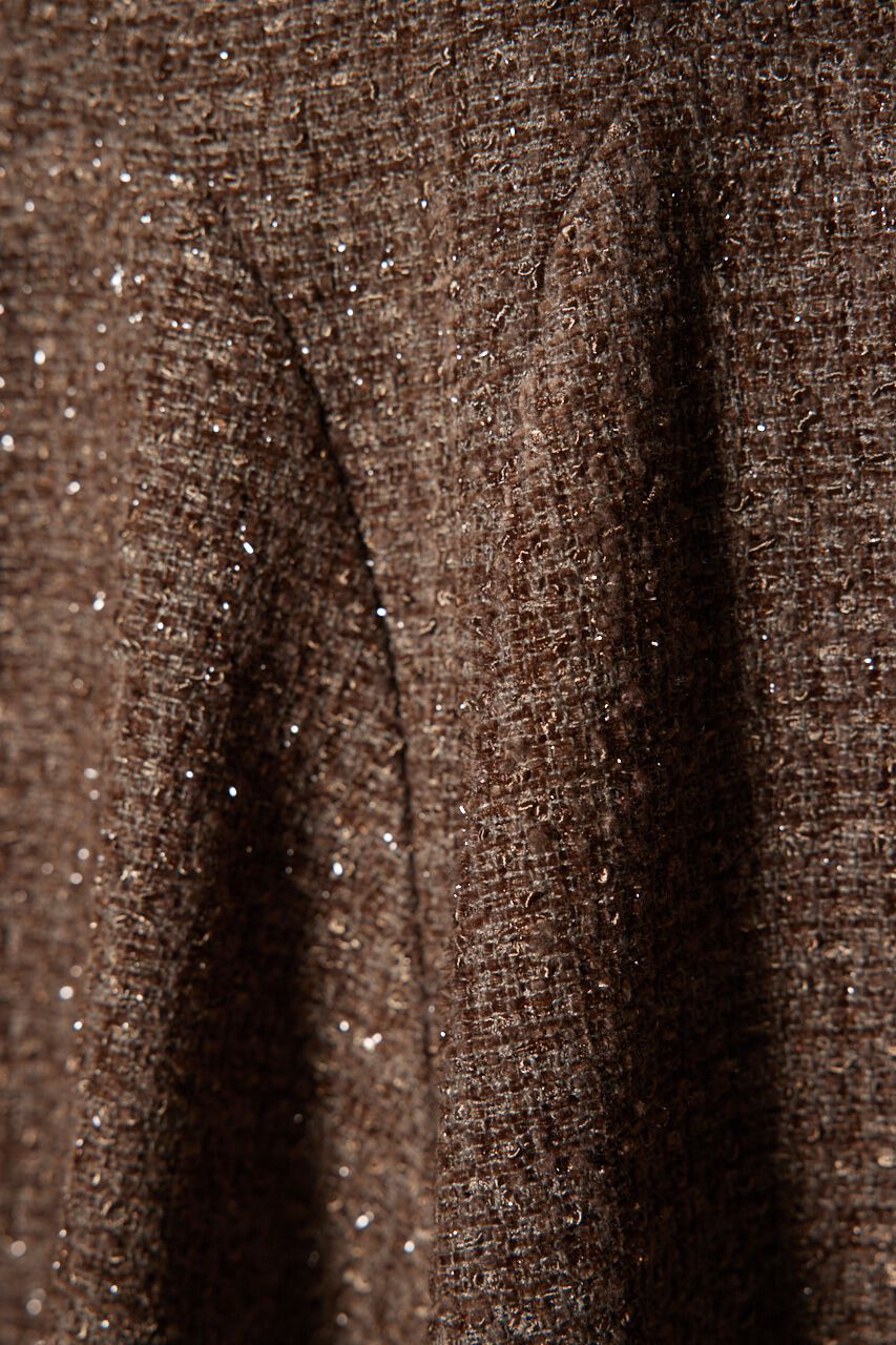 rienda「ボリュームフリルラメツイードスコットショートパンツ」|その他|