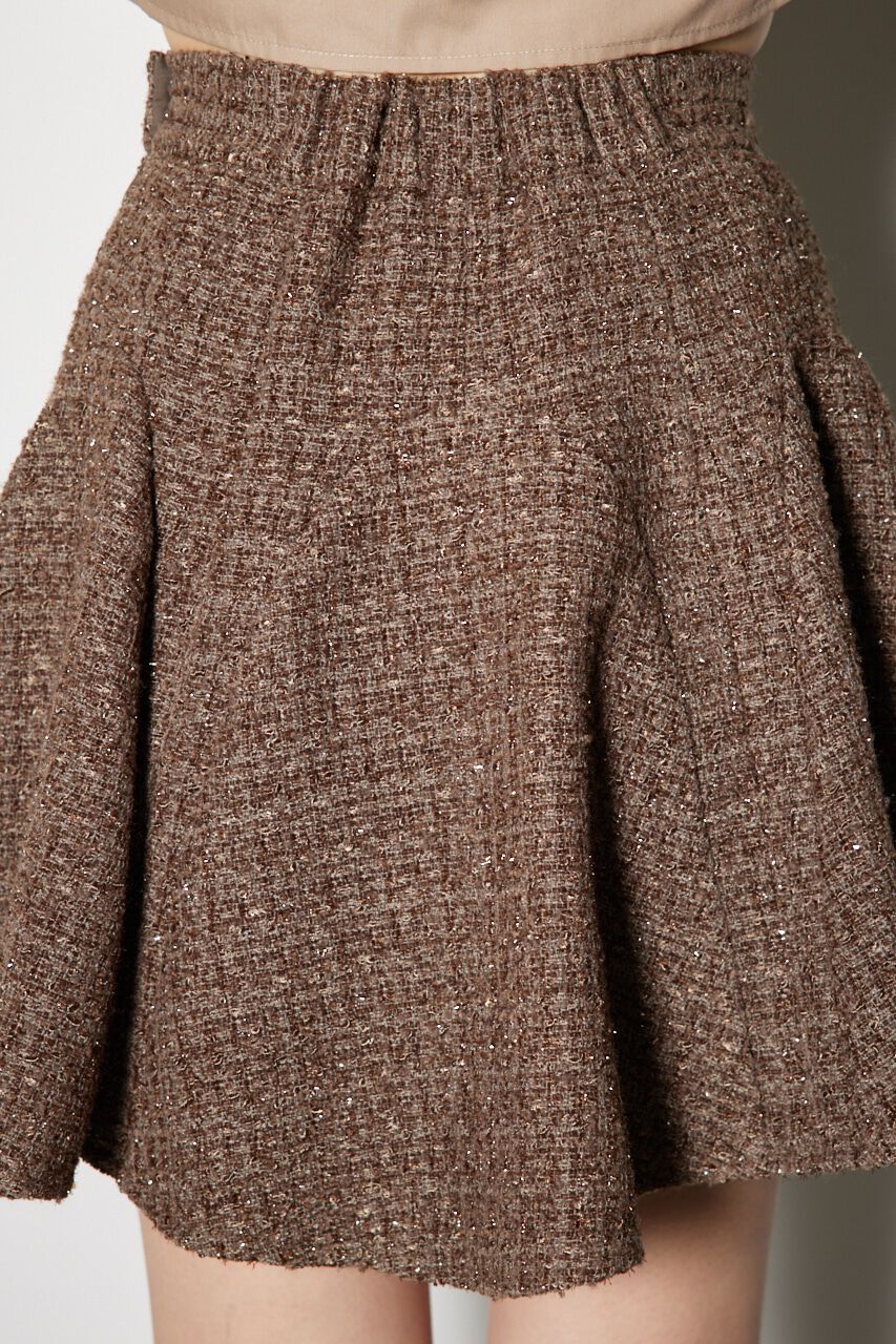 rienda「ボリュームフリルラメツイードスコットショートパンツ」|その他|