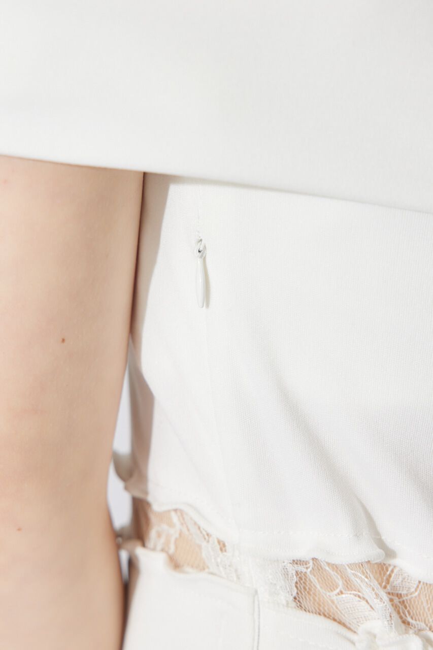 rienda「レースコンビオフショルカットワンピース」|ワンピース|