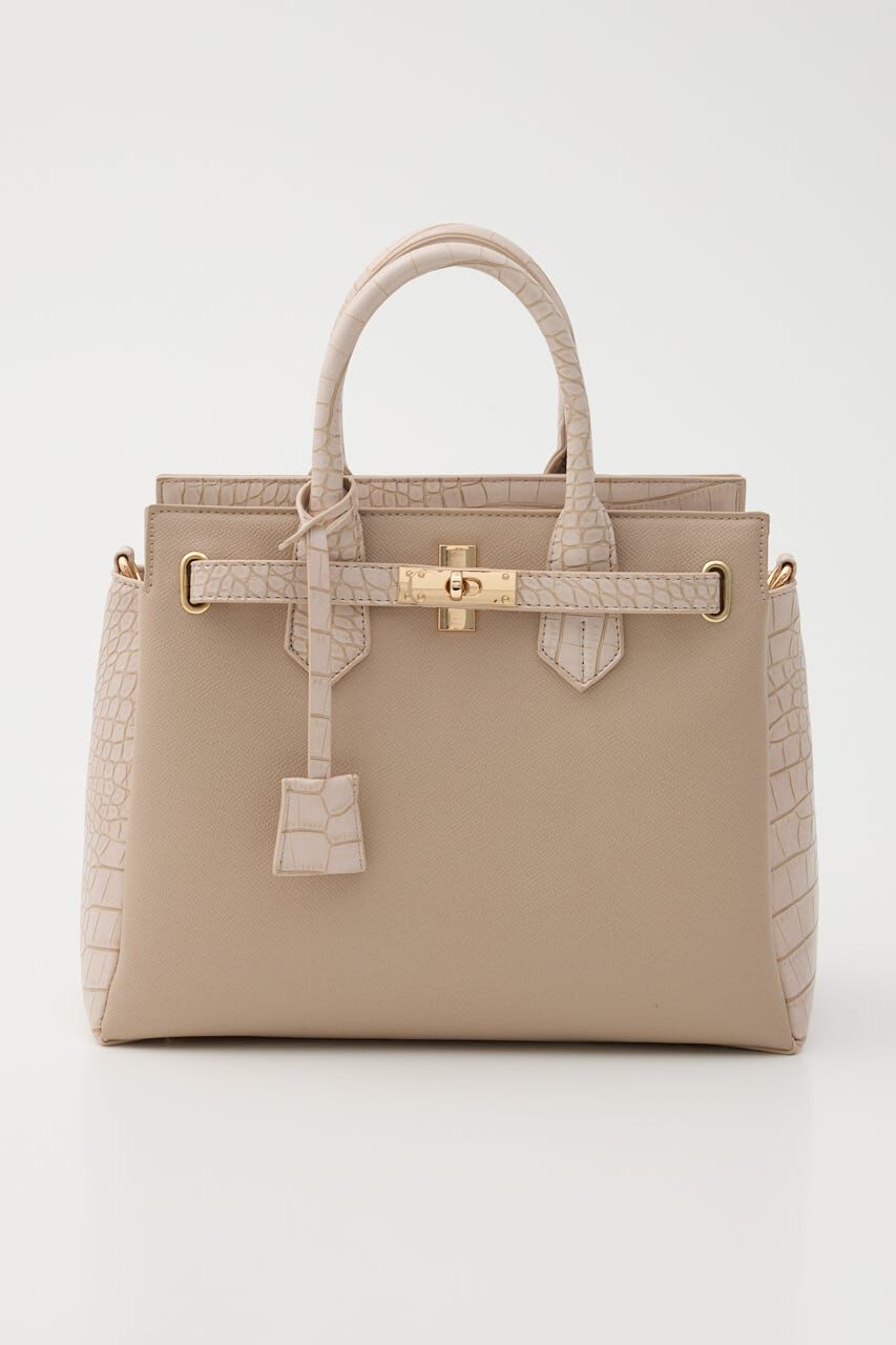 rienda「ベルトデザインカデナバッグ」|その他|BEG