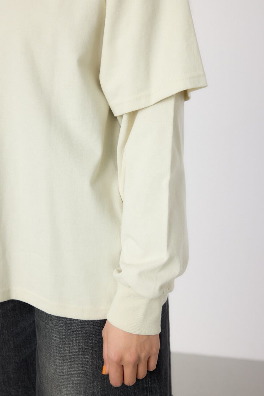 RODEO CROWNS「VintageフェイクレイヤードロングスリーブTシャツ」|Tシャツ・カットソー|