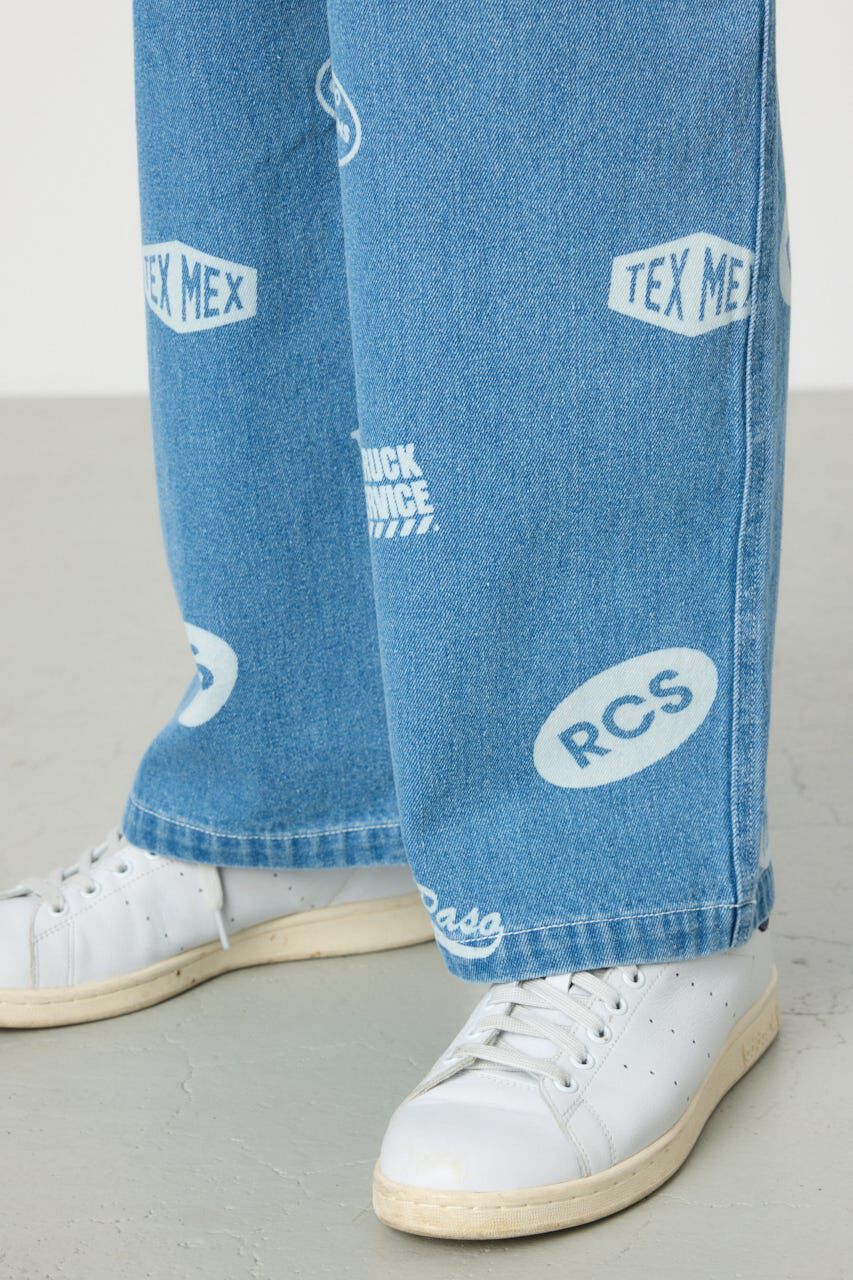 RODEO CROWNS「スタンプデニムパンツ」|デニム|