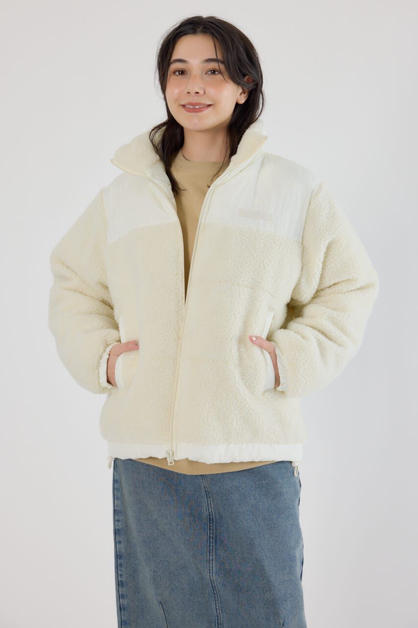 RODEO CROWNS「切り替えボアロゴジャケット」|その他|