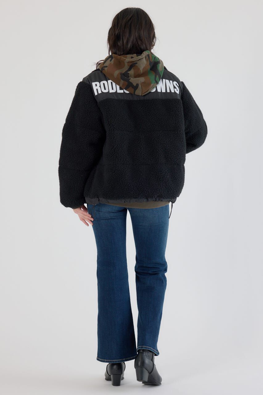 RODEO CROWNS「切り替えボアロゴジャケット」|その他|