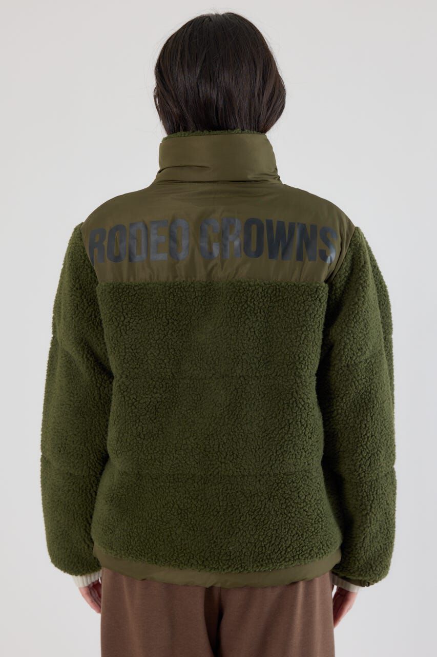 RODEO CROWNS「切り替えボアロゴジャケット」|その他|