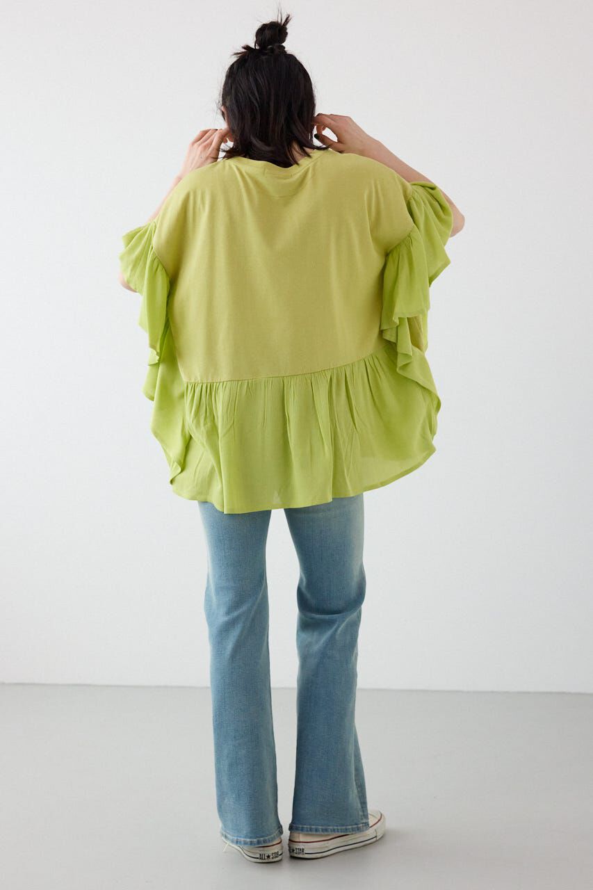 RODEO CROWNS「レーヨンクレープドッキングフリルトップス」|その他|