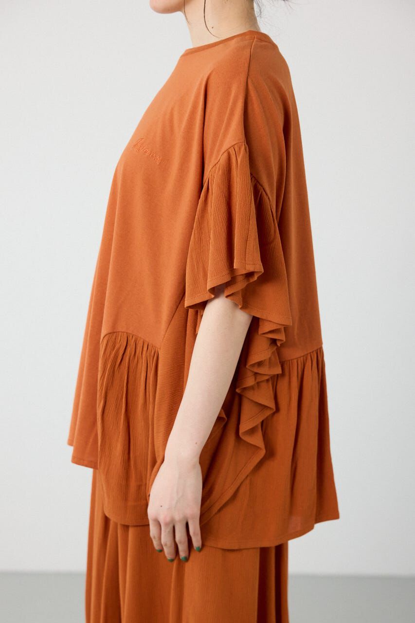 RODEO CROWNS「レーヨンクレープドッキングフリルトップス」|その他|