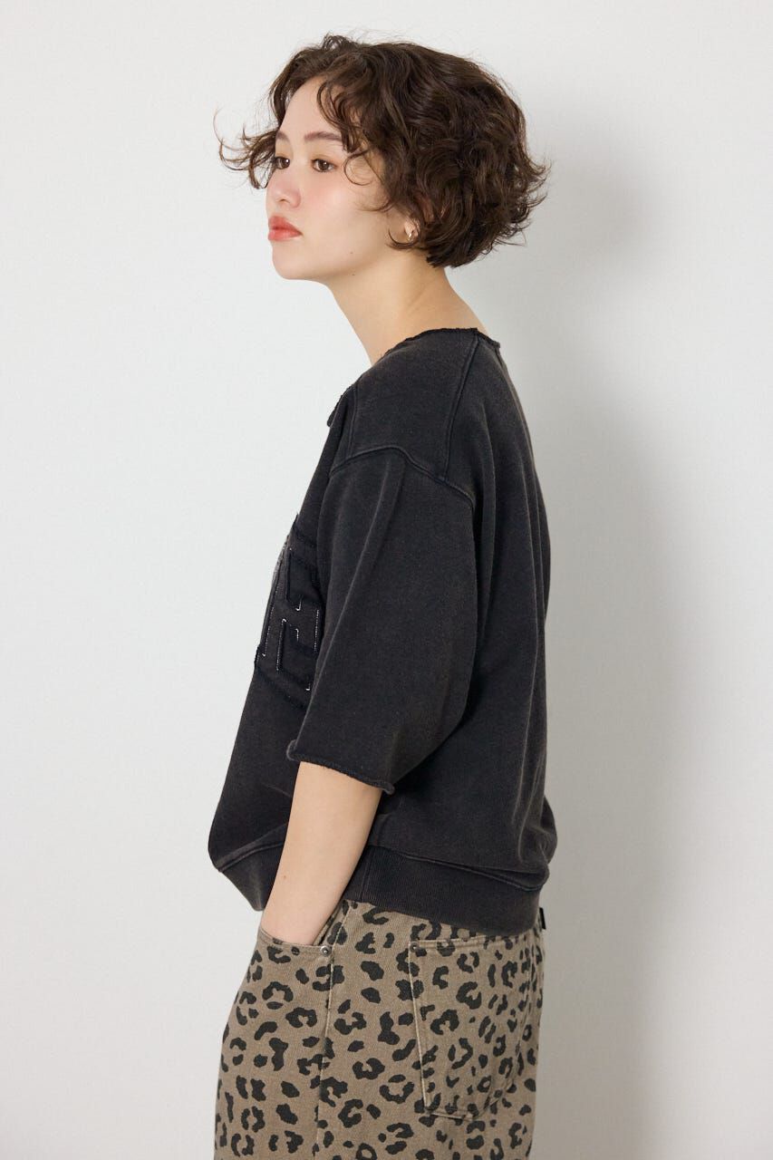 RODEO CROWNS「切替カレッジ半袖スウェット」|Tシャツ・カットソー|