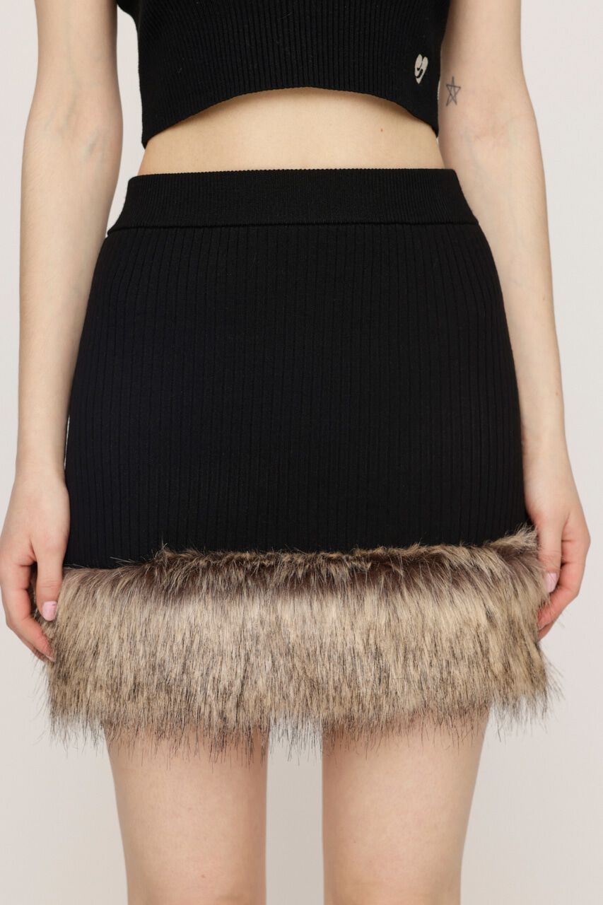 SLY「HinaYoshiharaxSLY KNIT ショートスカート」|スカート|