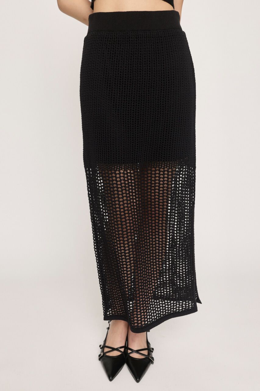 SLY「CROCHET I LINE ロングスカート」|スカート|