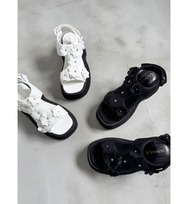 CALNAMUR「3D FLOWER SPORTS SANDALS/3Dフラワースポーツサンダル」|その他|