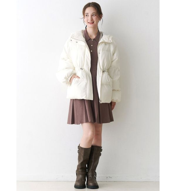 CALNAMUR「ニットプリーツワンピース」|ワンピース|