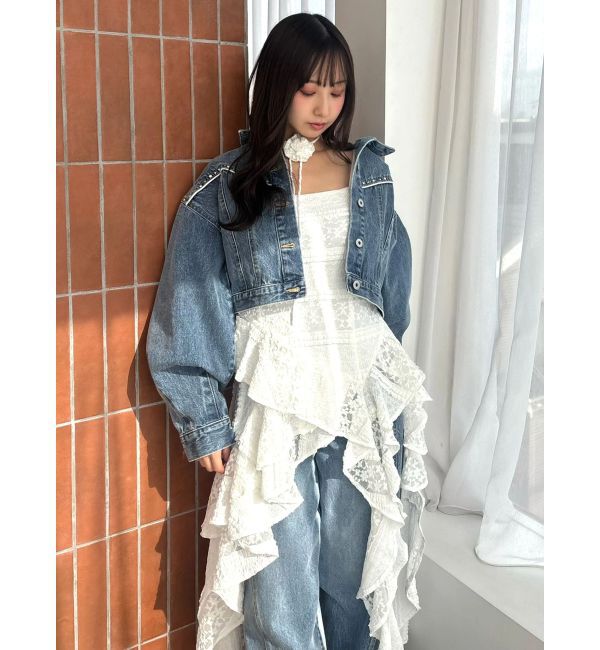 CALNAMUR「アシンメトリーヘムワンピース」|ワンピース|