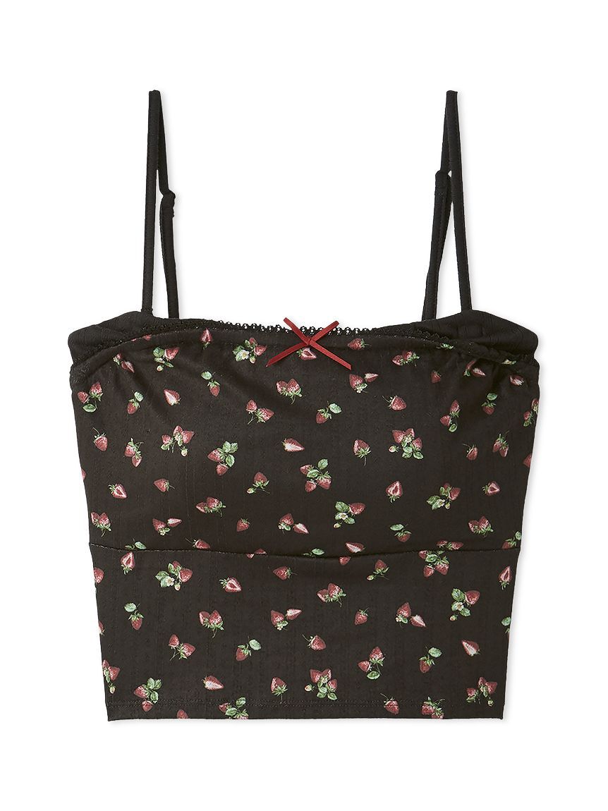 SNIDEL HOME「ストロベリーアイレットレイヤードキャミソール」|ルームウェア|