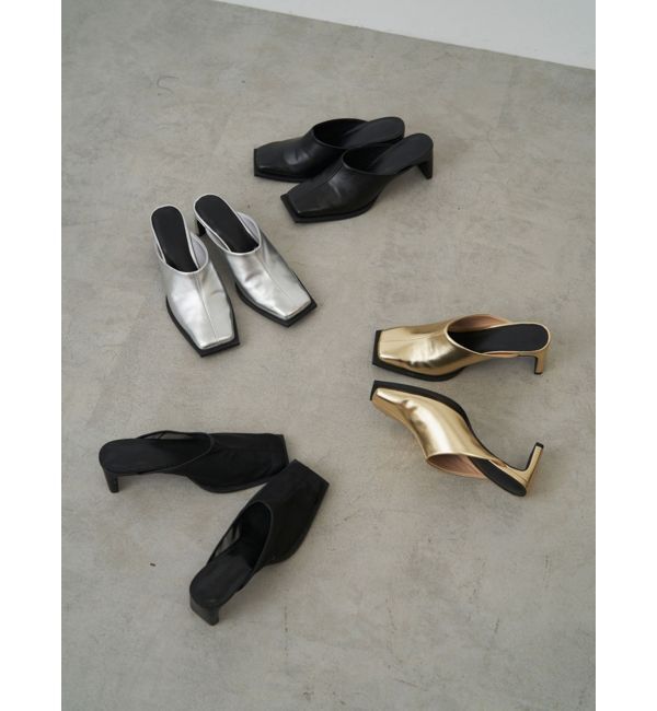ELENDEEK「SQUARE SLIDER SHOES」|サンダル|