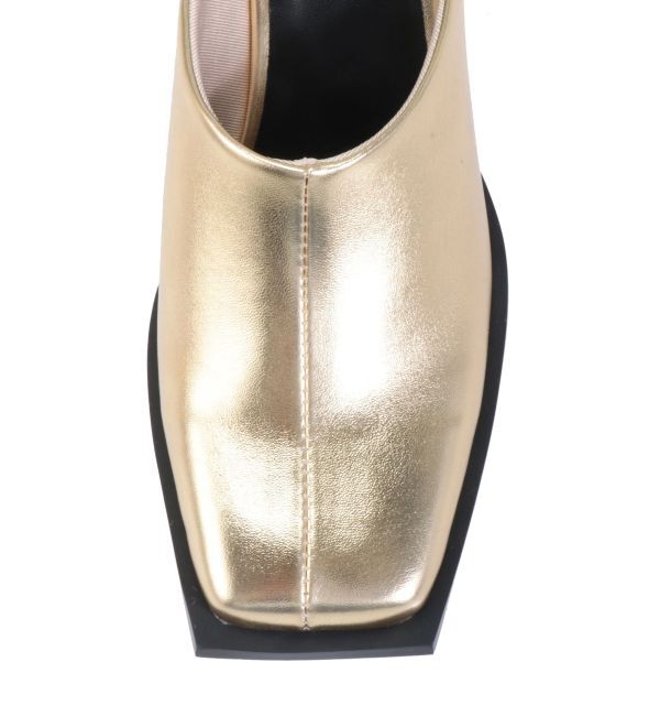 ELENDEEK「SQUARE SLIDER SHOES」|サンダル|