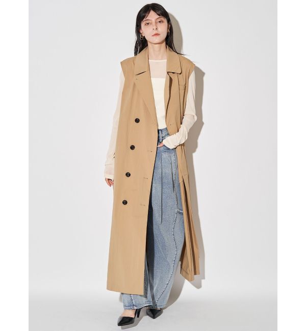 ELENDEEK「PANEL TUK DENIM WIDE PT」|デニム|