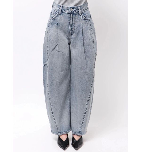 ELENDEEK「PANEL TUK DENIM WIDE PT」|デニム|