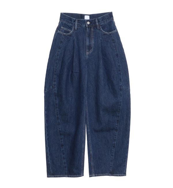 ELENDEEK「PANEL TUK DENIM WIDE PT」|デニム|