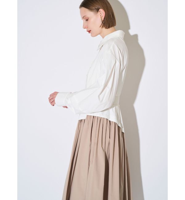 ELENDEEK「WAVE LINE TUCK OP」|ワンピース|