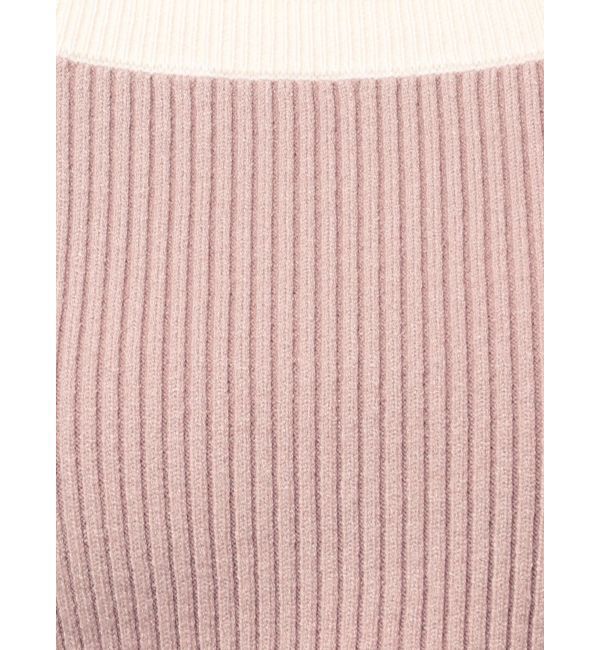 RESEXXY「スリーブレースアップバイカラーニットトップス」|ニット・セーター|