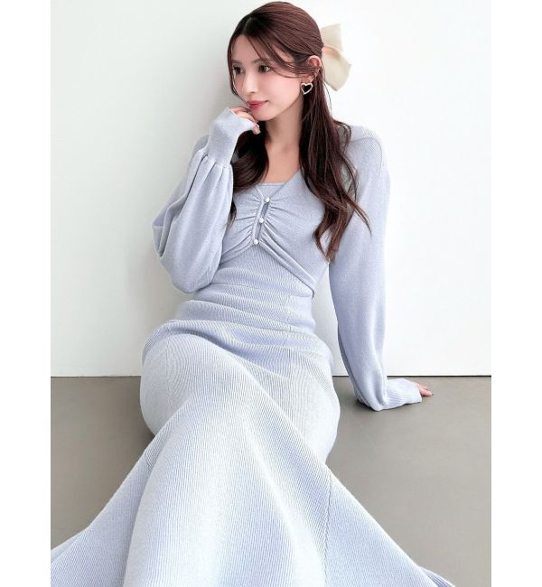 RESEXXY「レイヤードマーメイドニットワンピース」|ワンピース|