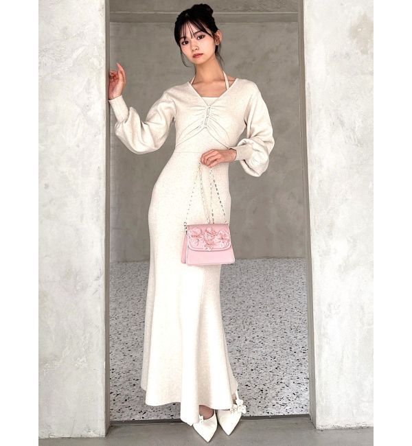 RESEXXY「レイヤードマーメイドニットワンピース」|ワンピース|